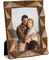 5x7 Picture Frame, Wooden Farmhouse Photo Frame Handmade Carved Design with Rustic Walnut-colored Finish, Mothers Day Gifts, Gifts for Mom Dad Grandma Women Friends Family
